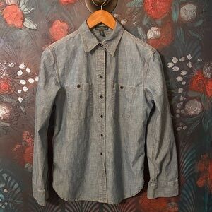 Ralph Lauren Light Blue Casual Button Down Shirt